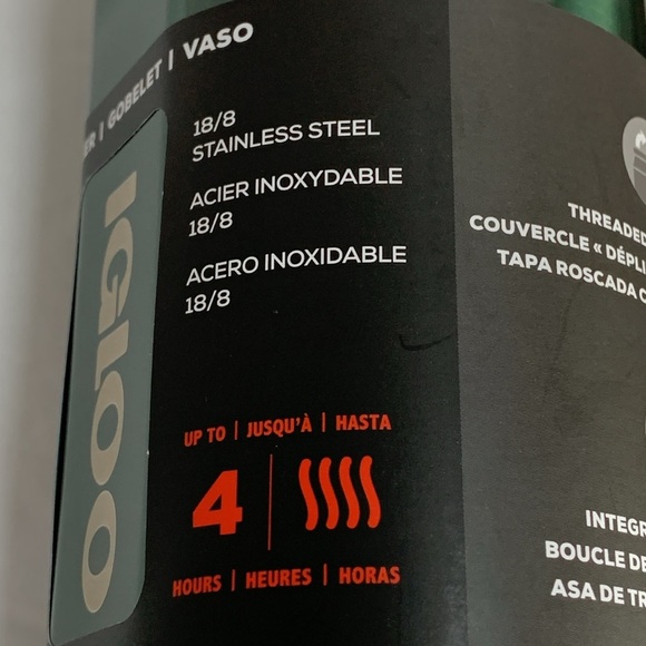 Igloo 16 oz Insulated Tumbler Flip N Sip Green NWT - Picture 7 of 15